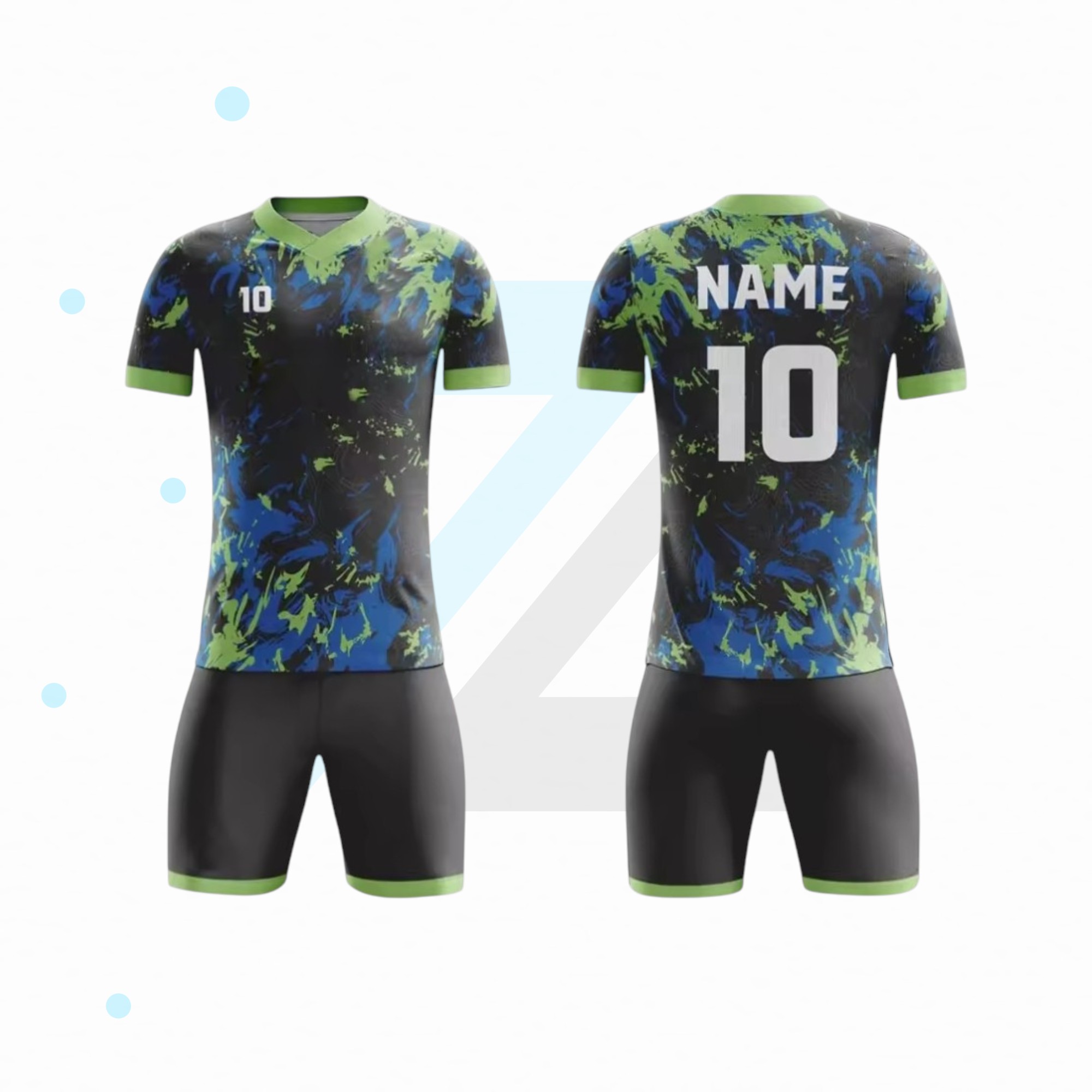 PowerLink Elite Soccer Uniform | Custom Match Jersey & Advanced Flex Performance Shorts angle 4